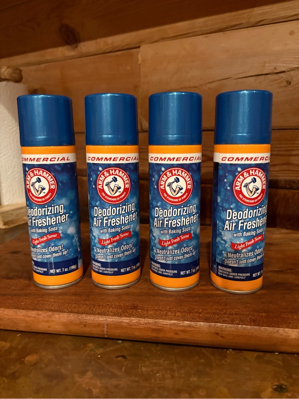 Arm & Hammer Deodorizing Air Freshener Spray - Blue (Light Fresh Scent) 4 CANS
